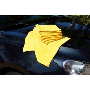 Kirkland Microfiber Towels for Vehicles - Set of 6 - Buffs, Shines, Polishes